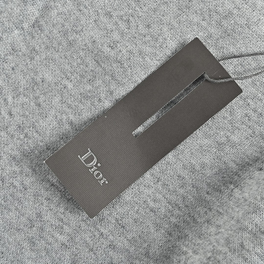 Dior CD Oblique Jacquard Lined Blended Sweatpants - Light Grey