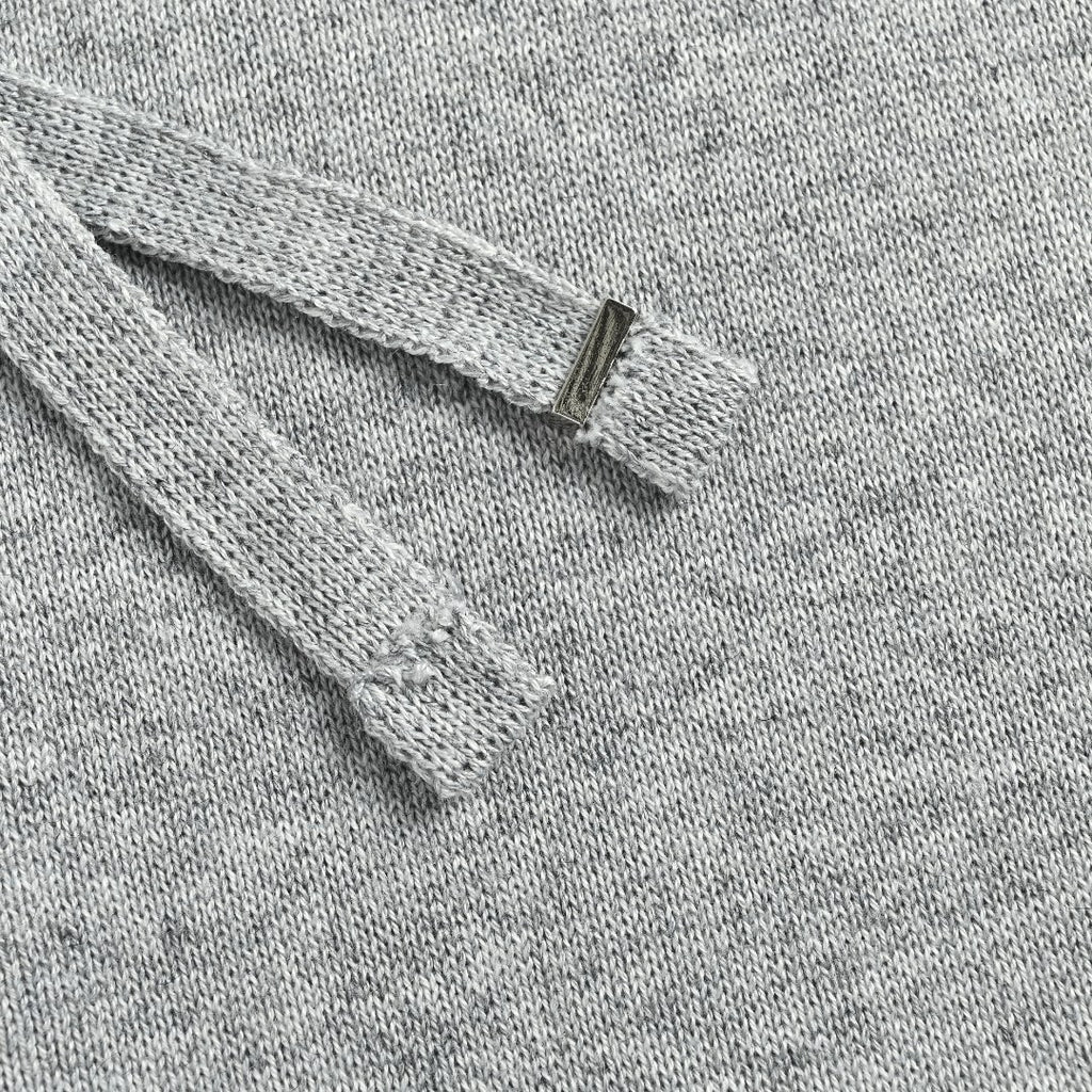 Dior CD Oblique Jacquard Lined Full-Zip Hoodie Sweatshirt - Light Grey