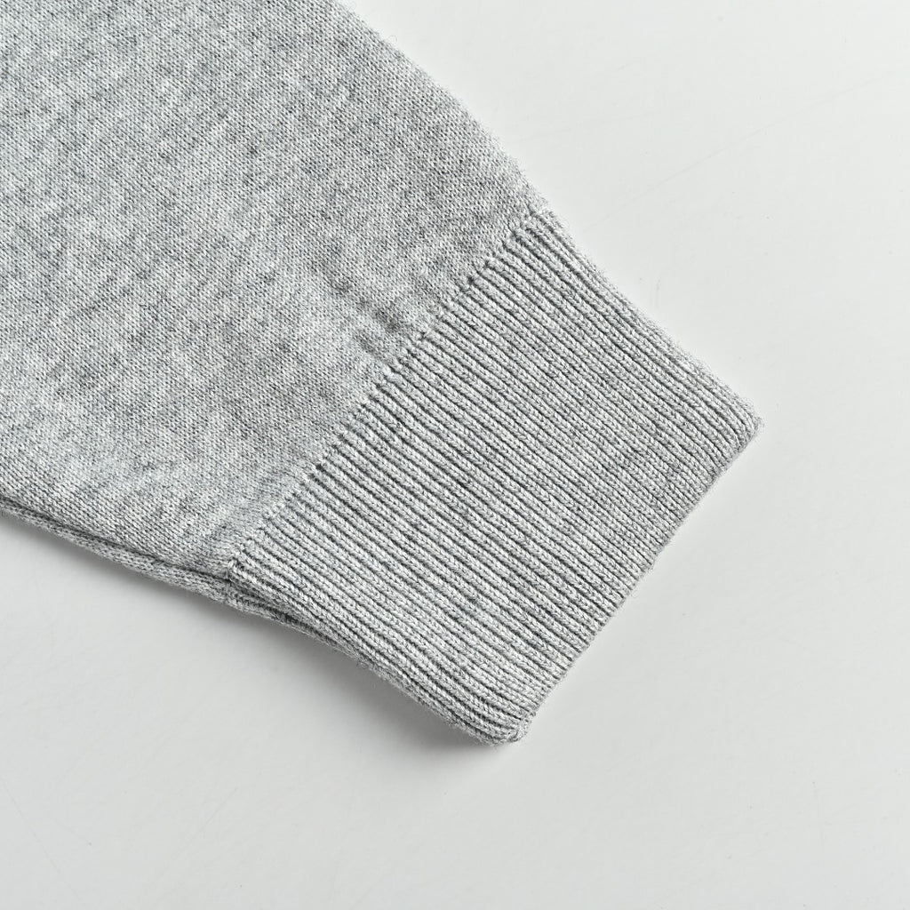 Dior CD Oblique Jacquard Lined Full-Zip Hoodie Sweatshirt - Light Grey