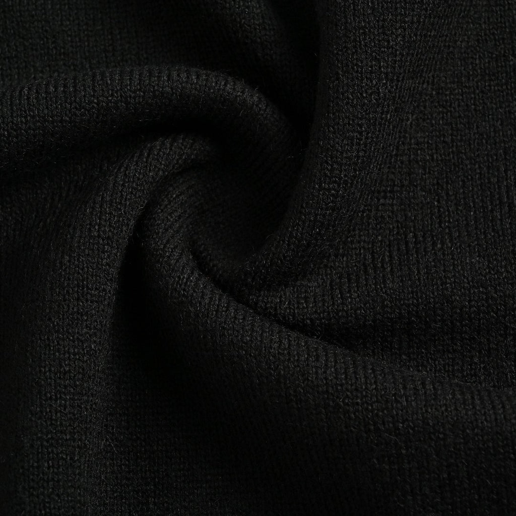 Burberry BBR Heritage Stripe Cuff Crewneck Sweater - Black