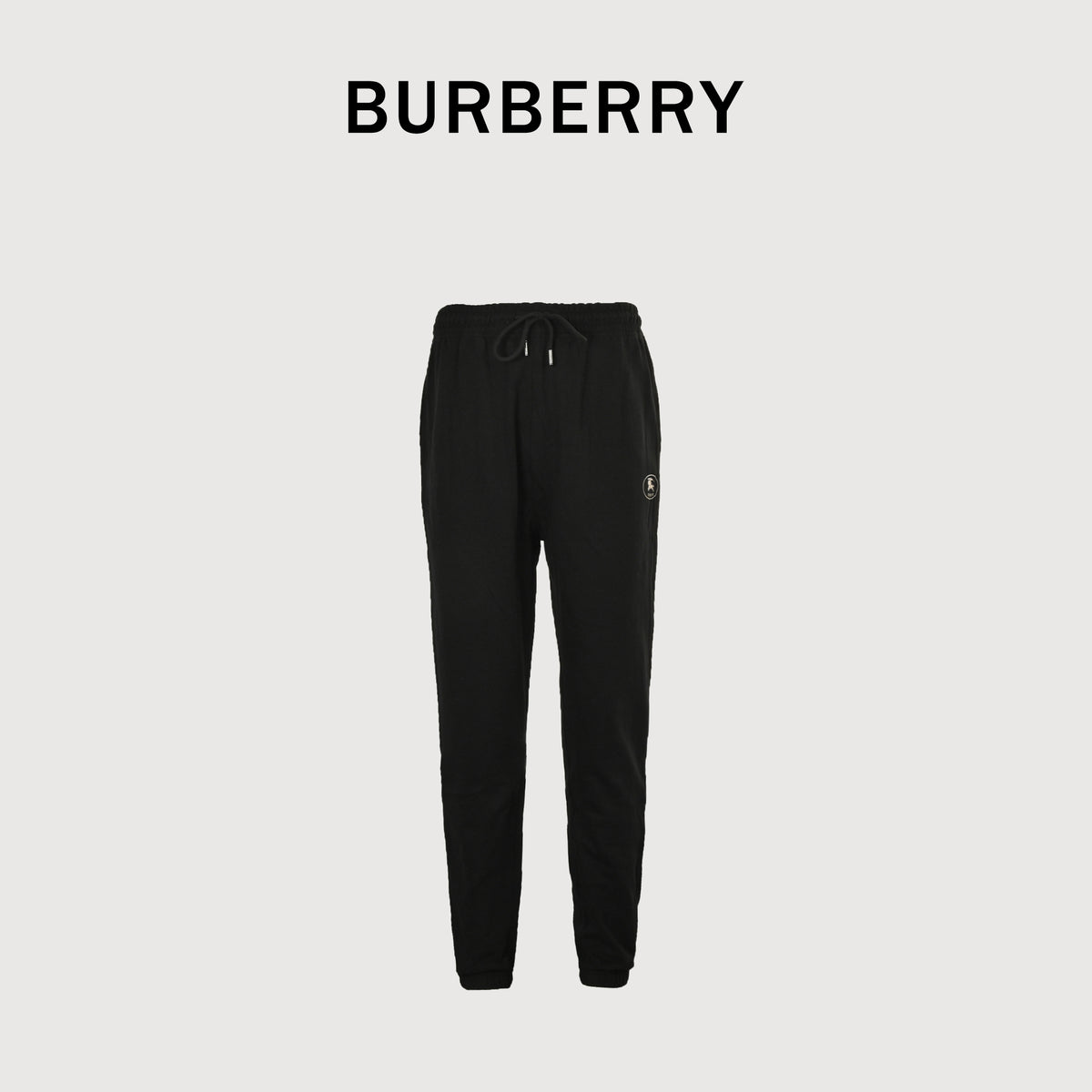 Burberry 25FW Equestrian Knight Cross-Stitch Embroidered Set Sweatpants