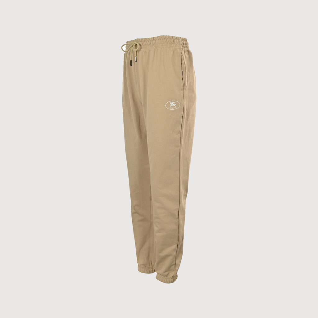 Burberry 25FW Equestrian Knight Cross-Stitch Embroidered Set Sweatpants – Khaki