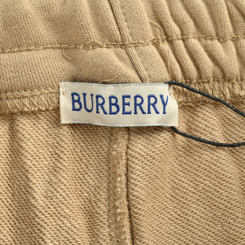 Burberry 25FW Equestrian Knight Cross-Stitch Embroidered Set Sweatpants – Khaki