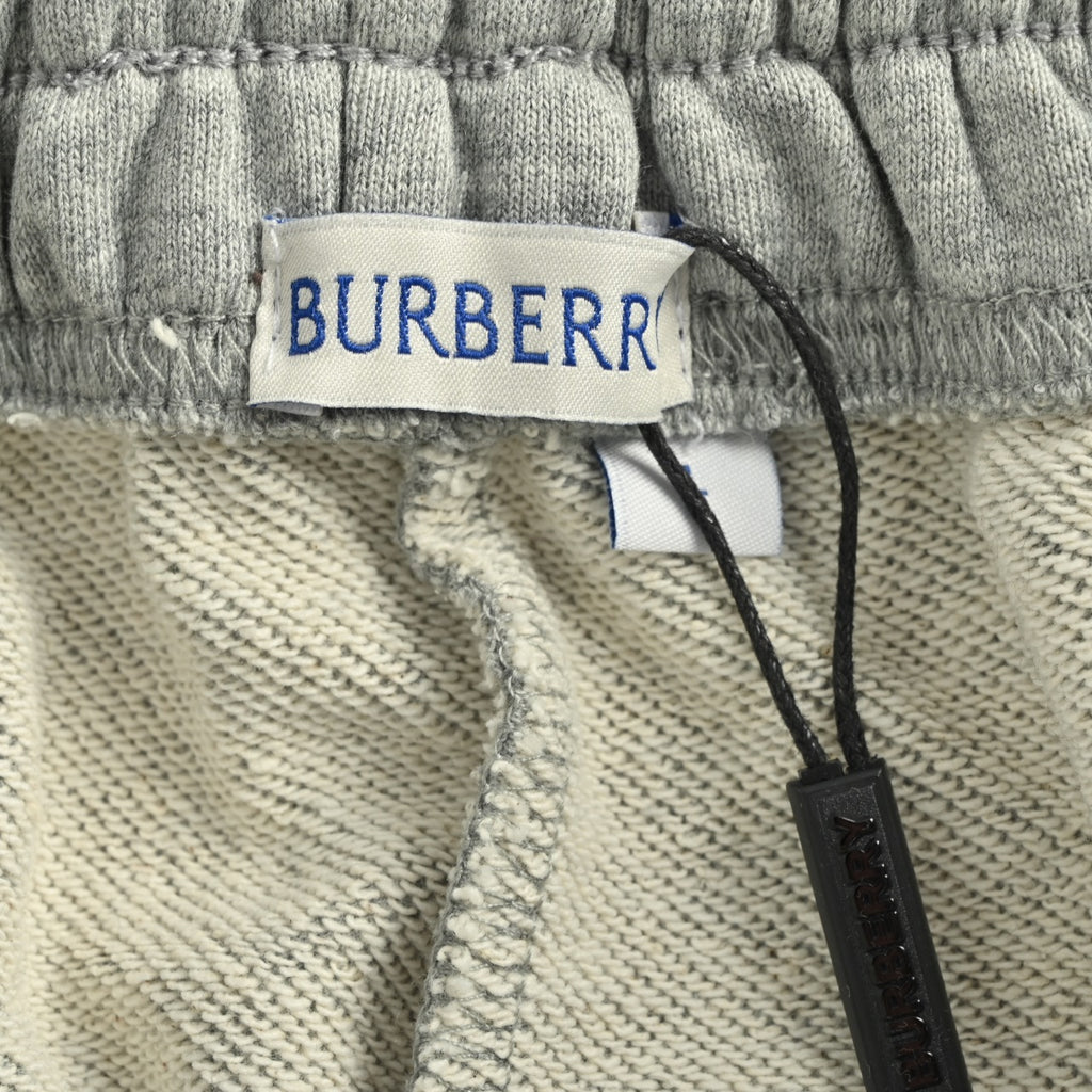 Burberry BBR Diamond Jacquard Tape Set Casual Sweatpants – Grey