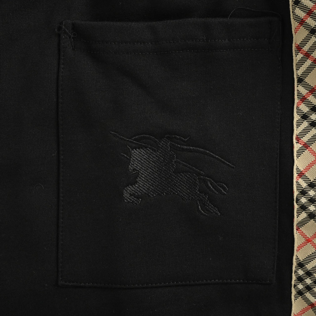Burberry BBR Diamond Jacquard Tape Set Casual Sweatpants – Black