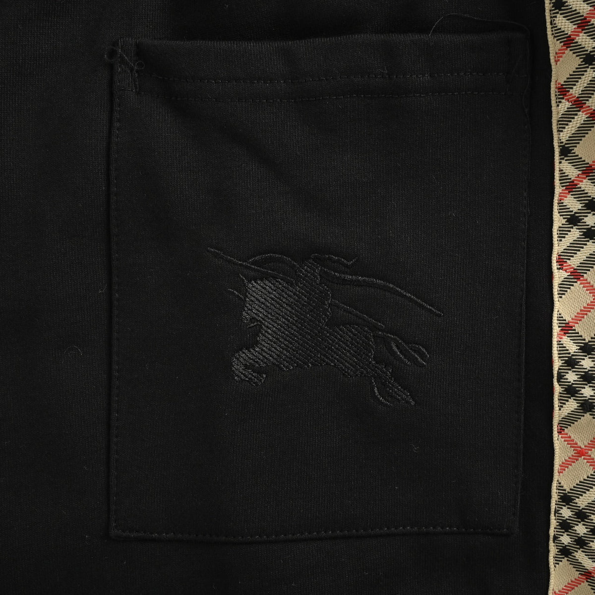 Burberry BBR Diamond Jacquard Tape Set Casual Sweatpants – Black