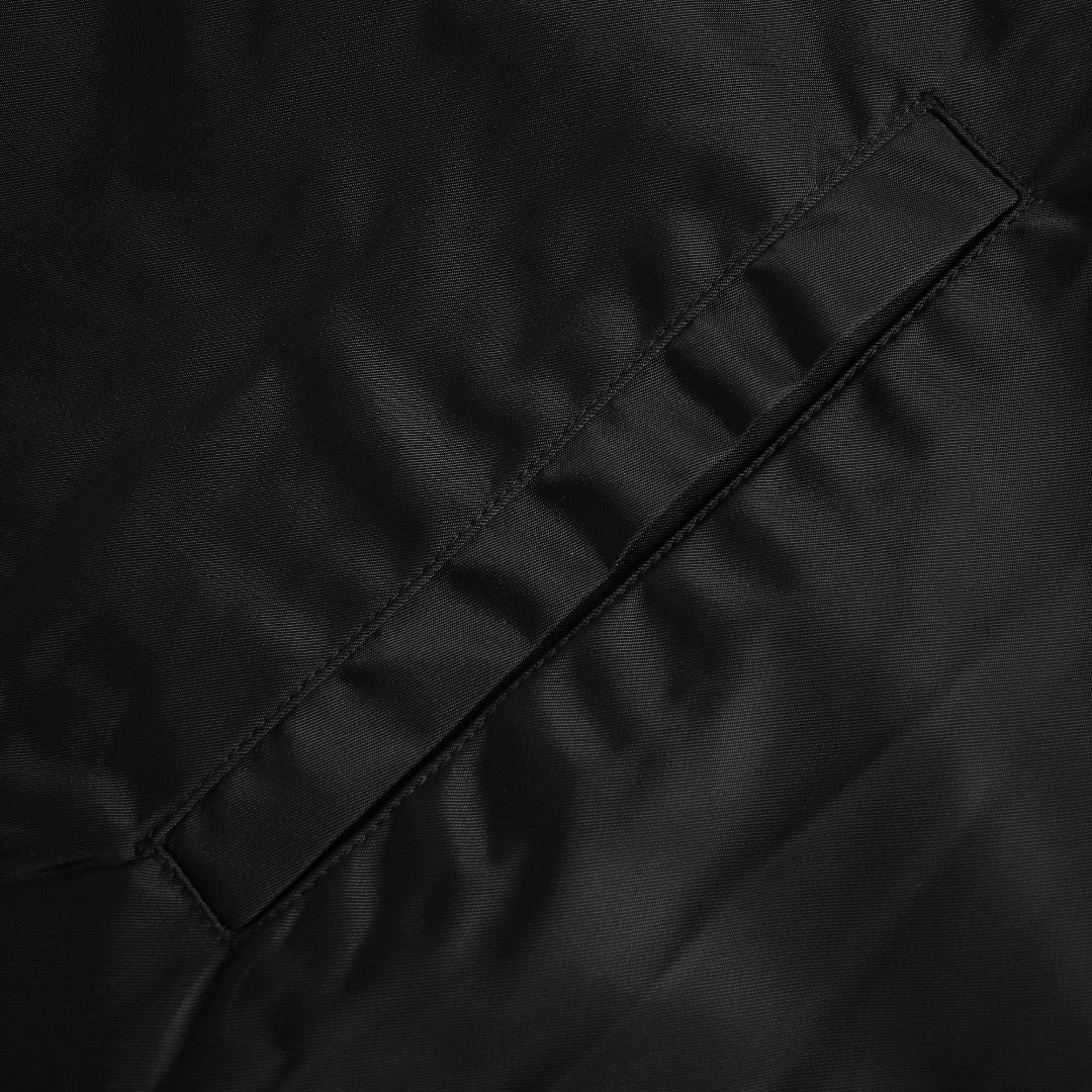 Prada Back Triangle Logo High-Neck Zip Jacket – Black