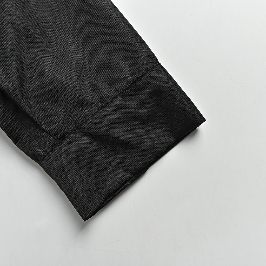 Prada Back Triangle Logo High-Neck Zip Jacket – Black
