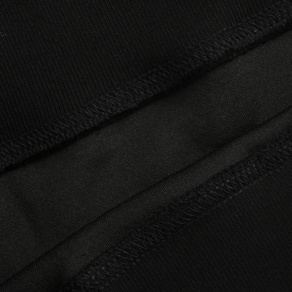 Prada Triangle Logo Nylon Chest Pocket Crewneck Sweatshirt – Black