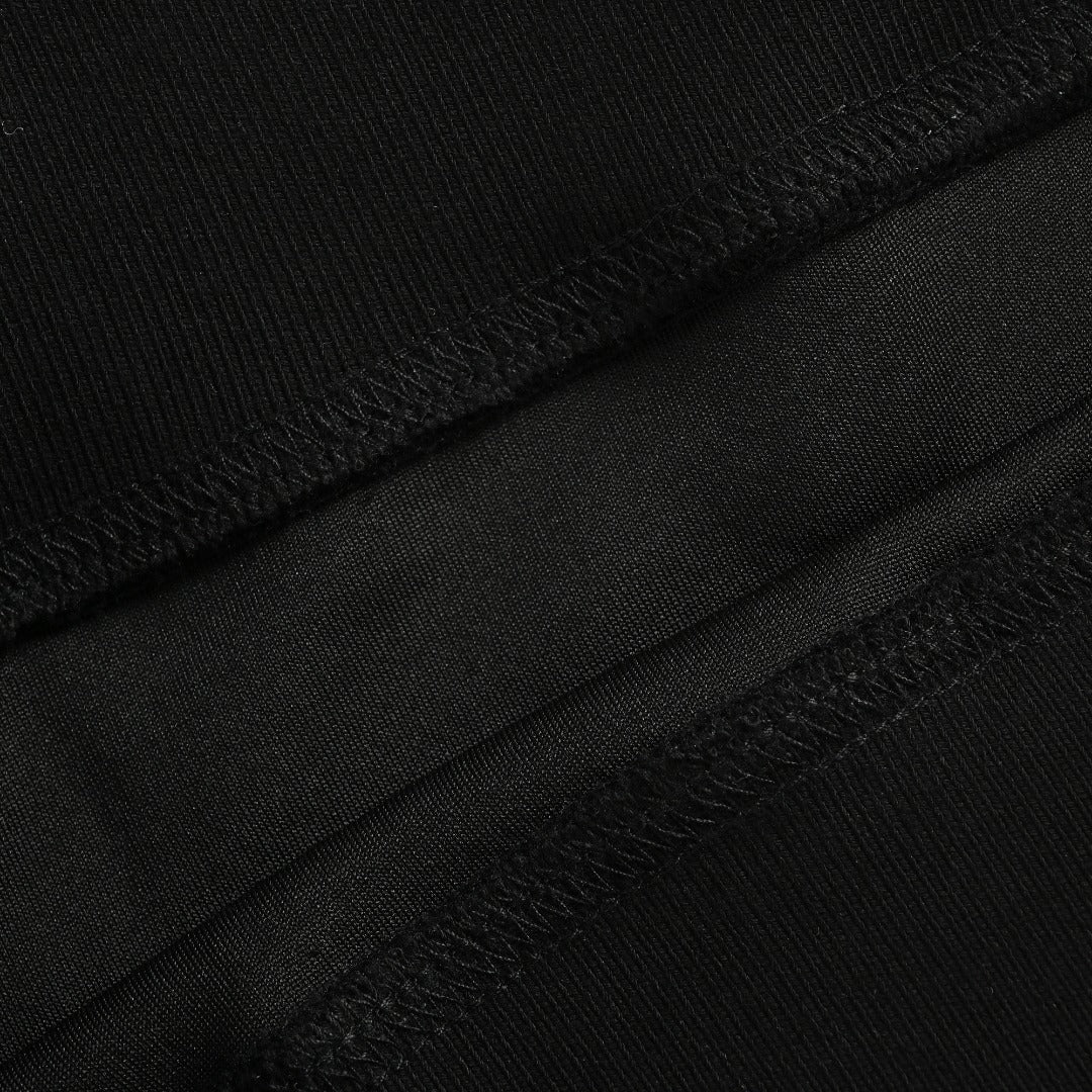 Prada Triangle Logo Nylon Chest Pocket Crewneck Sweatshirt – Black