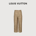 Louis Vuitton LV Monogram All-Over Print Ripstop Straight Trousers – Khaki