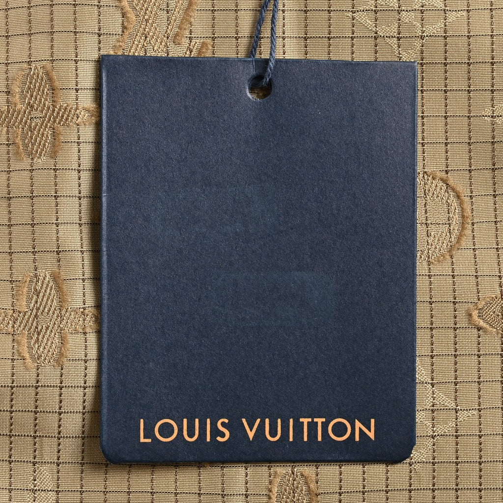 Louis Vuitton LV Monogram All-Over Print Ripstop Straight Trousers – Khaki