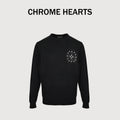 Chrome Hearts Crystal-Embellished Logo Knit Crewneck Sweatshirt – Black