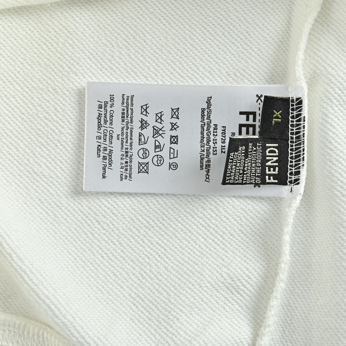 Fendi Embroidered Pet Dog F-Logo Crewneck Sweatshirt – White