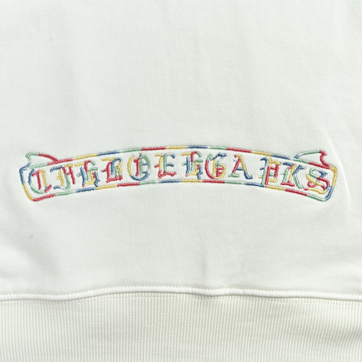 Chrome Hearts 26SS Sanskrit Script White Crewneck Sweatshirt