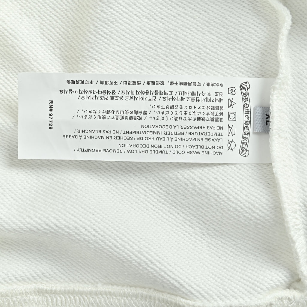 Chrome Hearts 26SS Sanskrit Script White Crewneck Sweatshirt