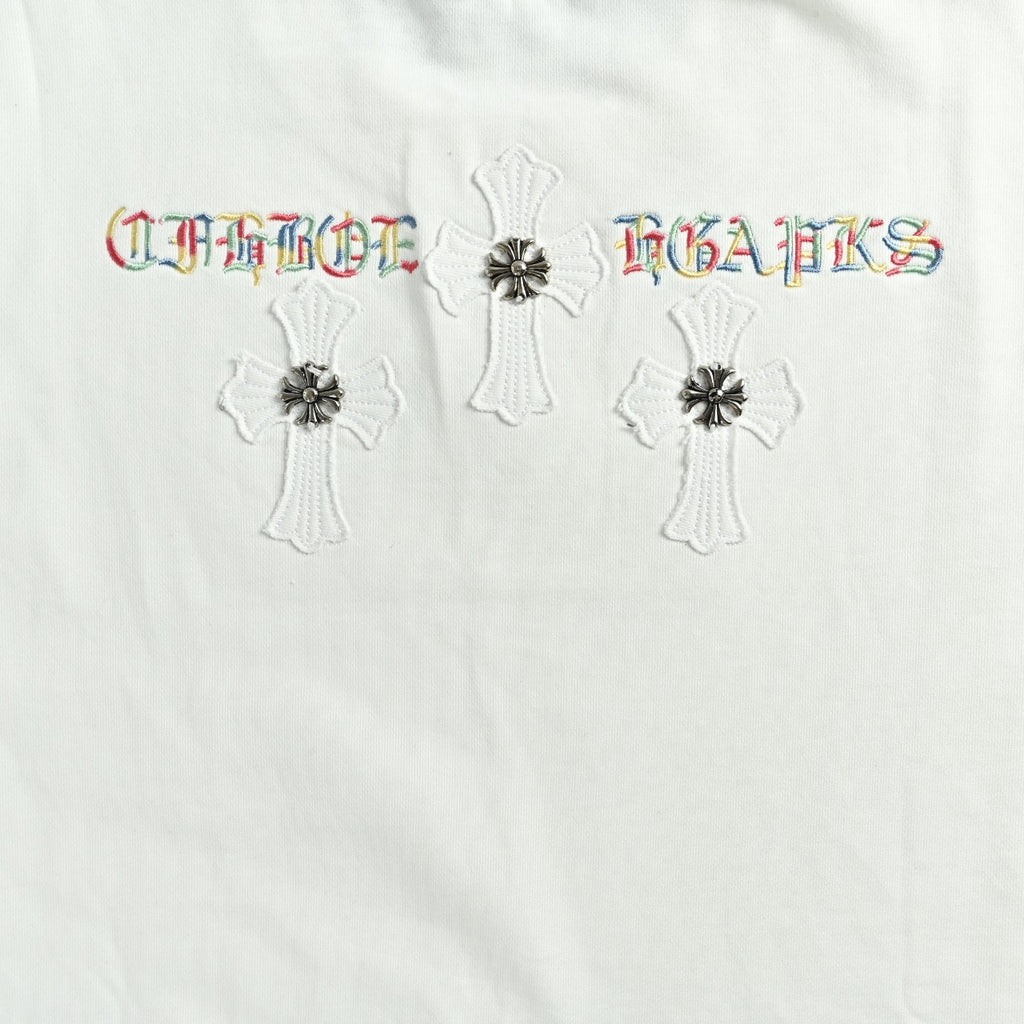 Chrome Hearts 26SS Sanskrit Script White Crewneck Sweatshirt