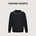 Chrome Hearts Gothic Collar Crewneck Sweatshirt – Black