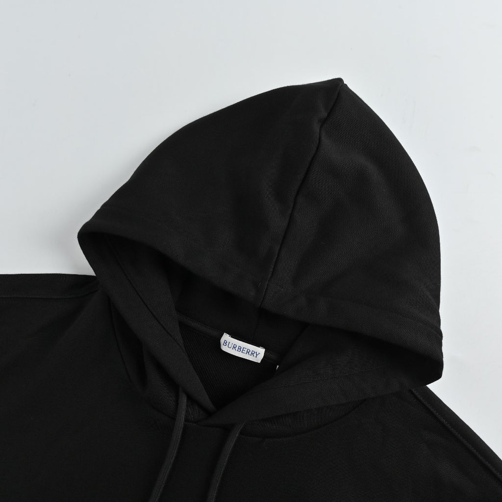 Burberry BBR Warhorse Embroidered Matching Set Hoodie – Black
