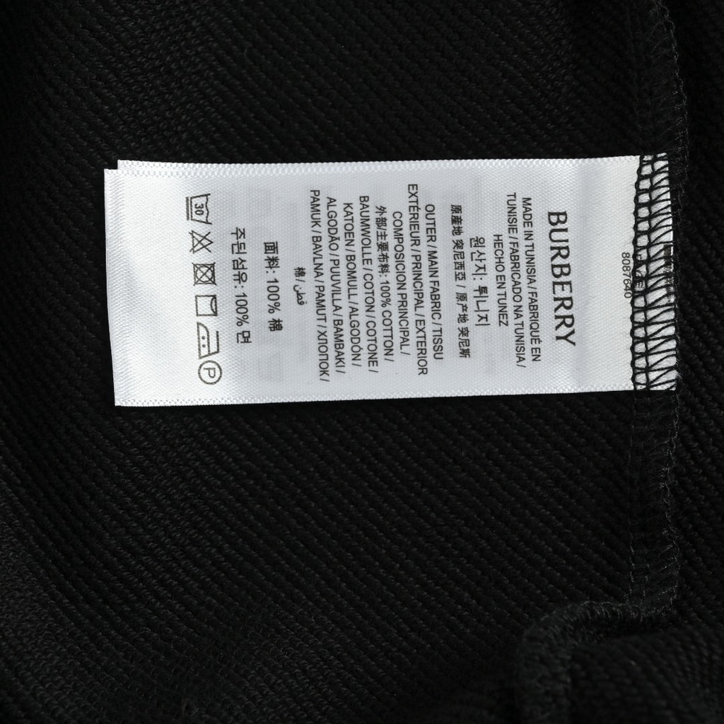 Burberry BBR Warhorse Embroidered Matching Set Hoodie – Black
