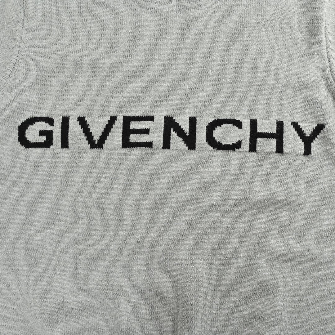 Givenchy x Disney Embroidered Character Jacquard Crewneck Sweater – Grey