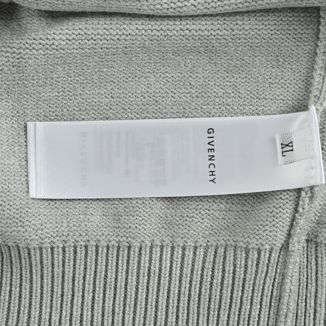 Givenchy x Disney Embroidered Character Jacquard Crewneck Sweater – Grey