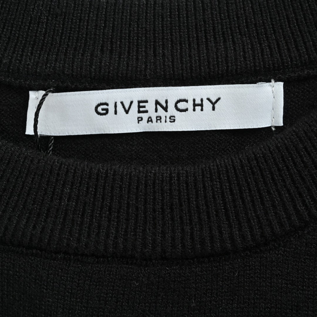 Givenchy 4G Logo Jacquard Crewneck Sweater – Black