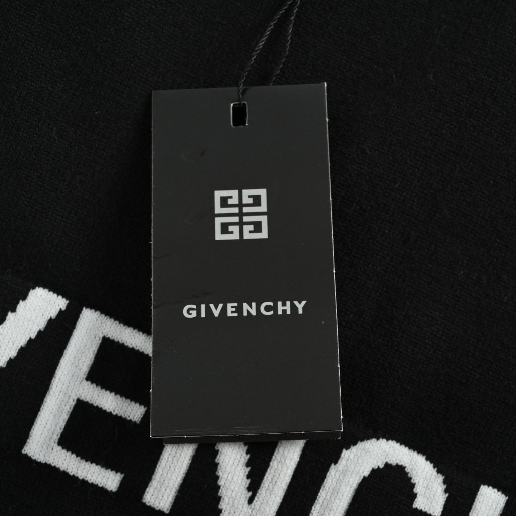Givenchy 4G Logo Jacquard Crewneck Sweater – Black