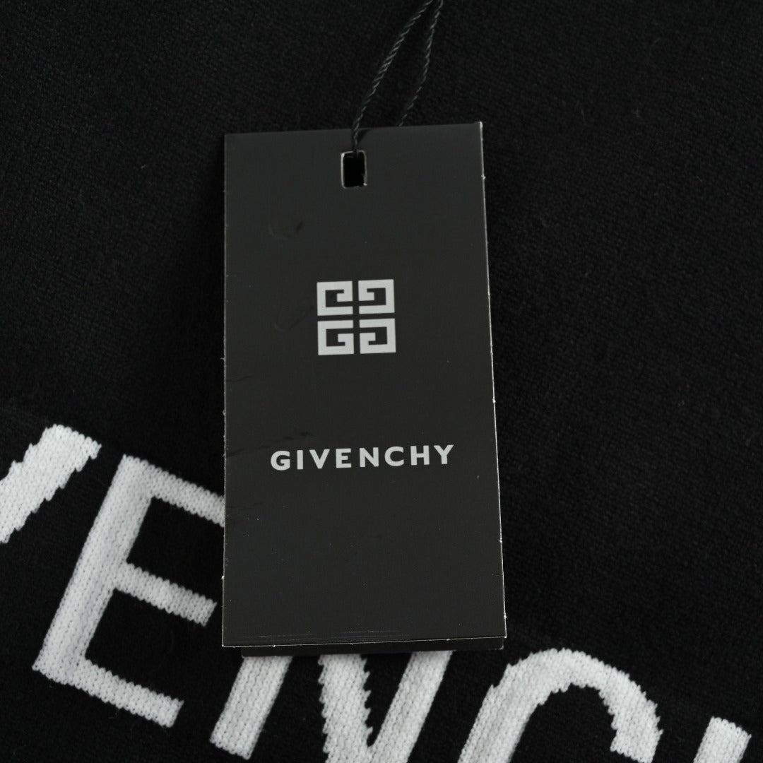 Givenchy 4G Logo Jacquard Crewneck Sweater – Black