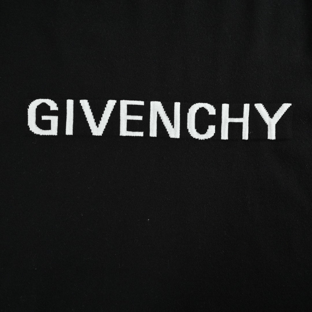 Givenchy 4G Logo Jacquard Crewneck Sweater – Black