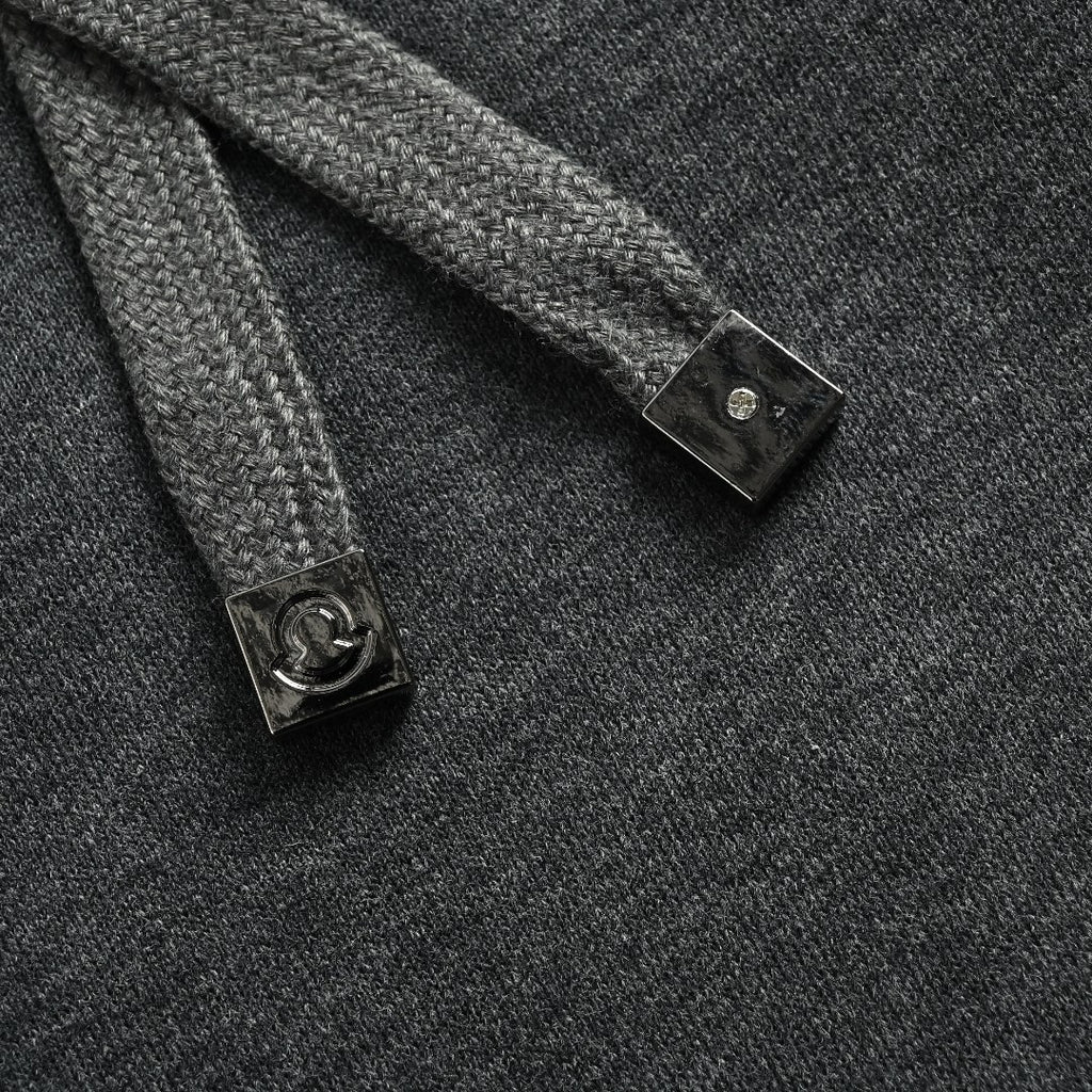 Moncler Sleeve Logo Patch Reversible Zip Hooded Jacket – Black