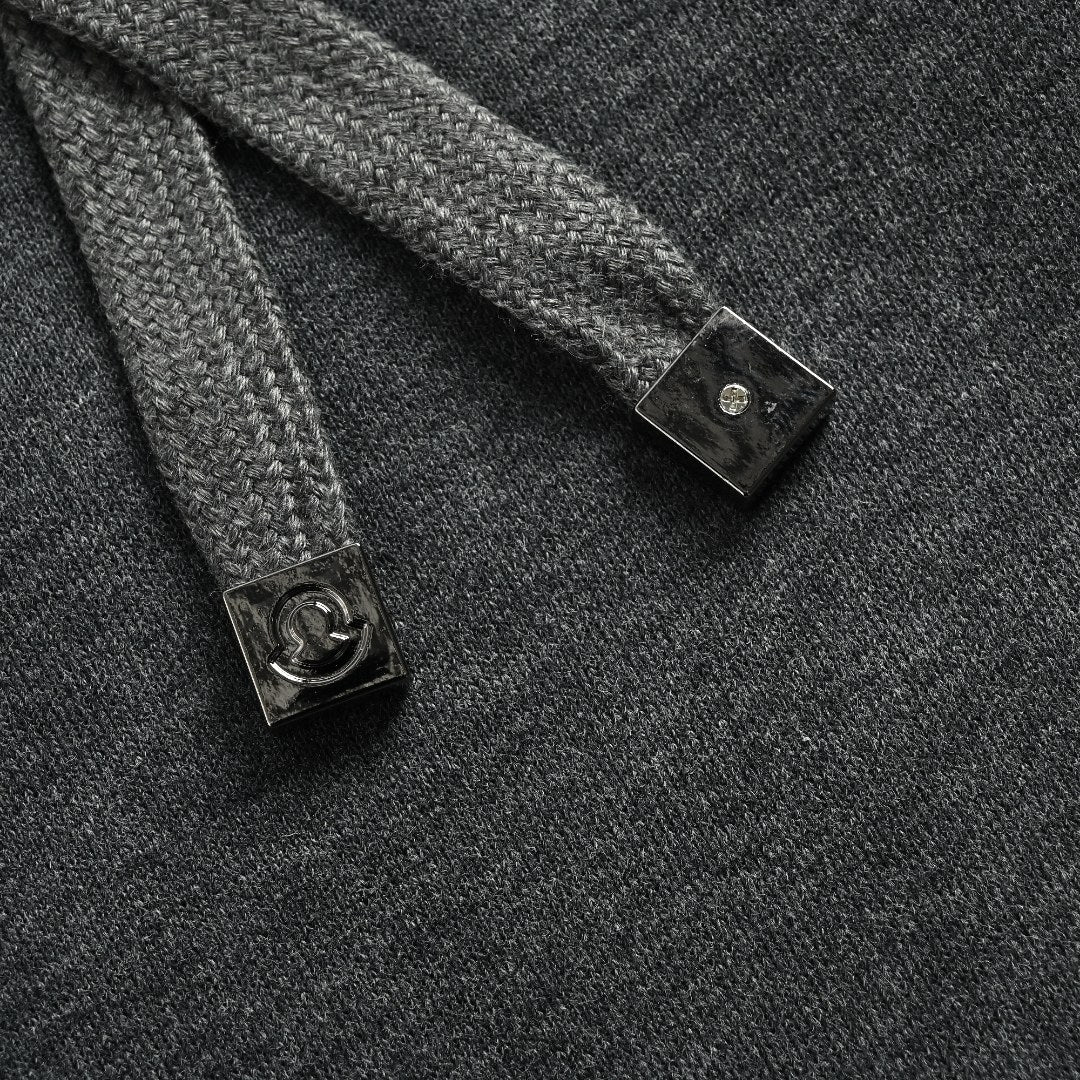 Moncler Sleeve Logo Patch Reversible Zip Hooded Jacket – Black