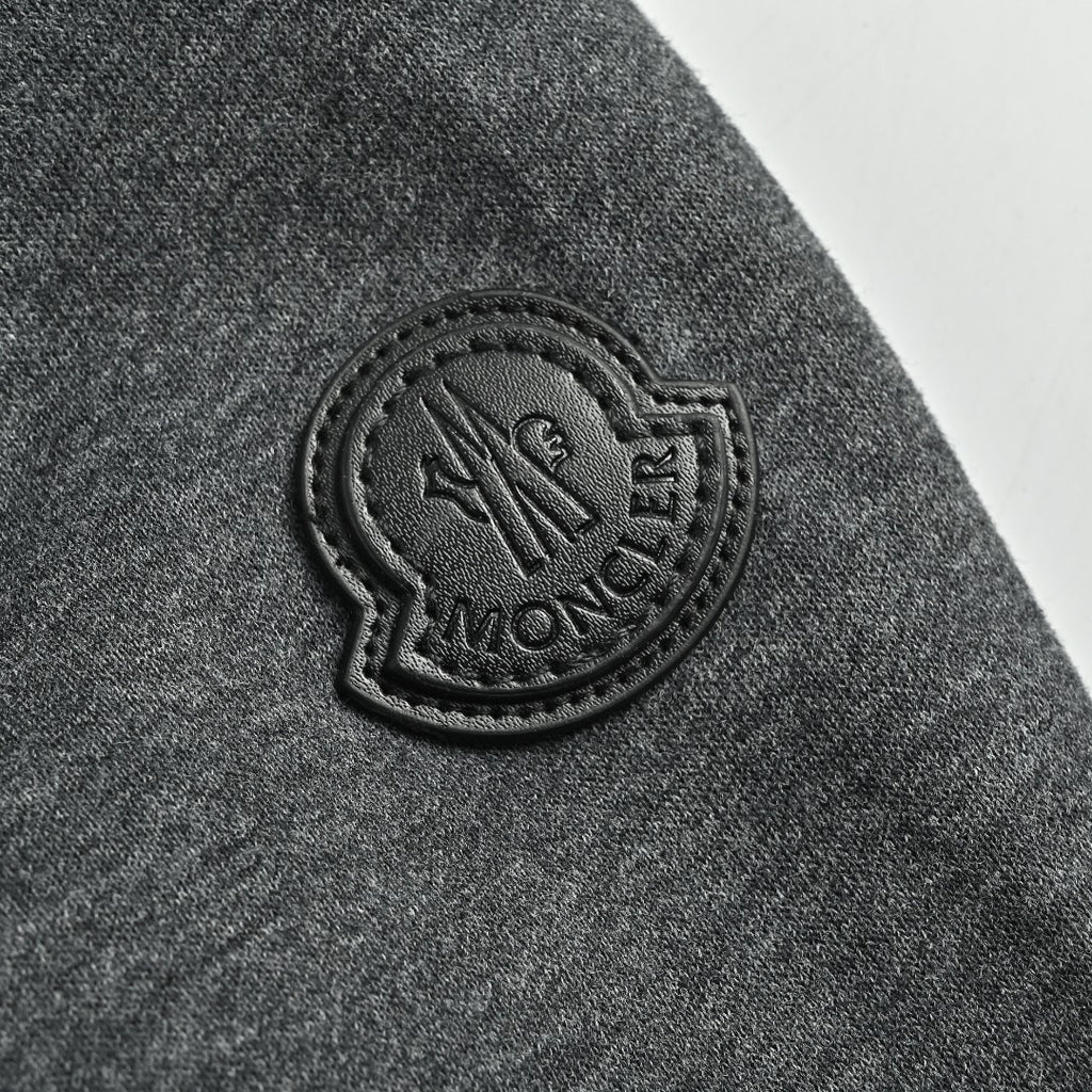 Moncler Sleeve Logo Patch Reversible Zip Hooded Jacket – Black