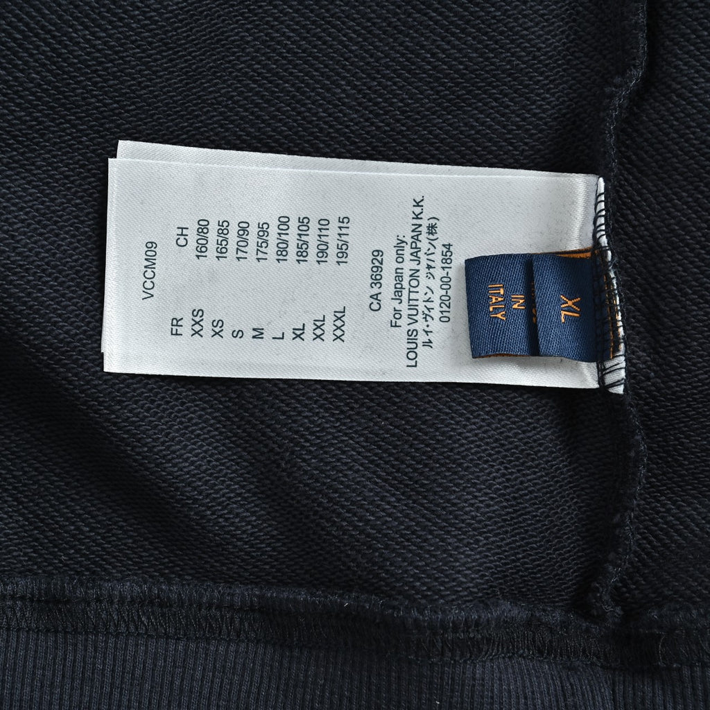 Louis Vuitton LV Sailboat Embroidered Pullover Hoodie – Navy
