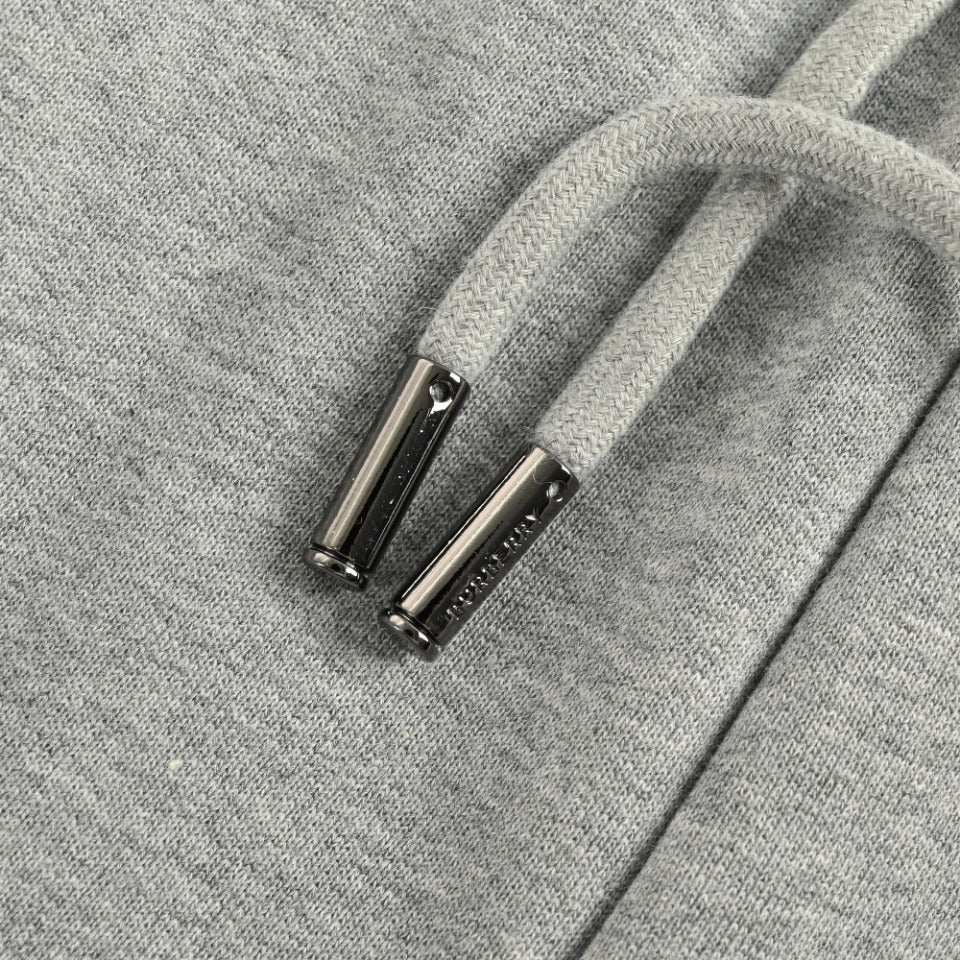 Burberry Side Vinyl Logo Check Jogger Sweatpants – Grey