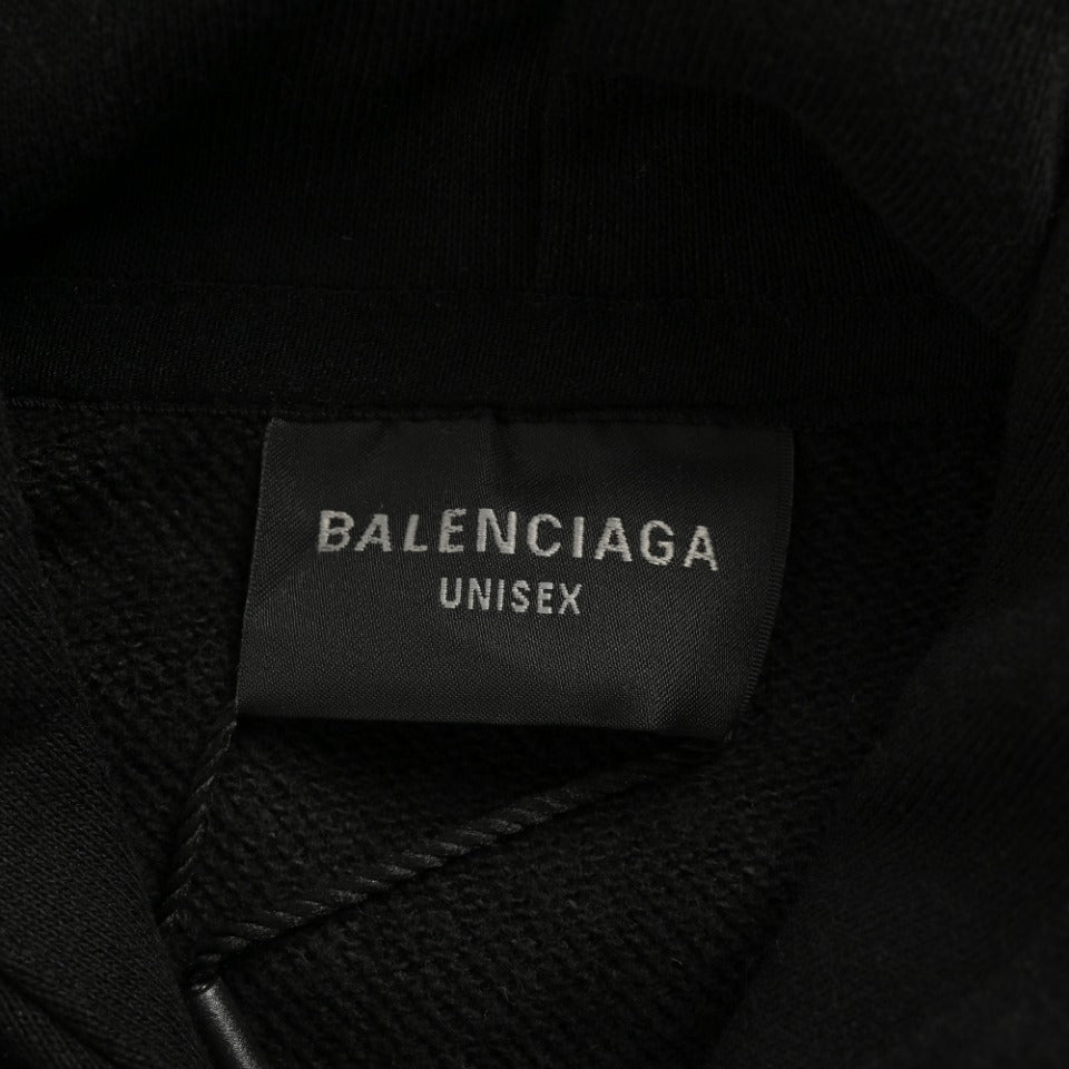 Balenciaga x Vogue Place Vendôme Digital Print Pullover Hoodie – Black