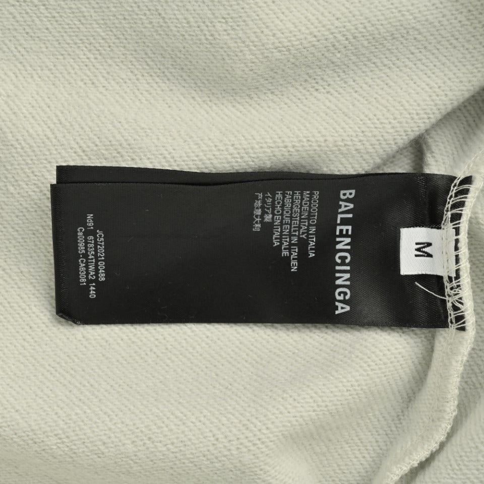 Balenciaga x Vogue Place Vendôme Digital Print Pullover Hoodie – Grey