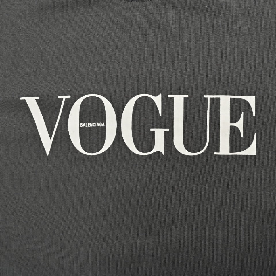 Balenciaga x Vogue Place Vendôme Digital Print Long Sleeve T-Shirt – Charcoal