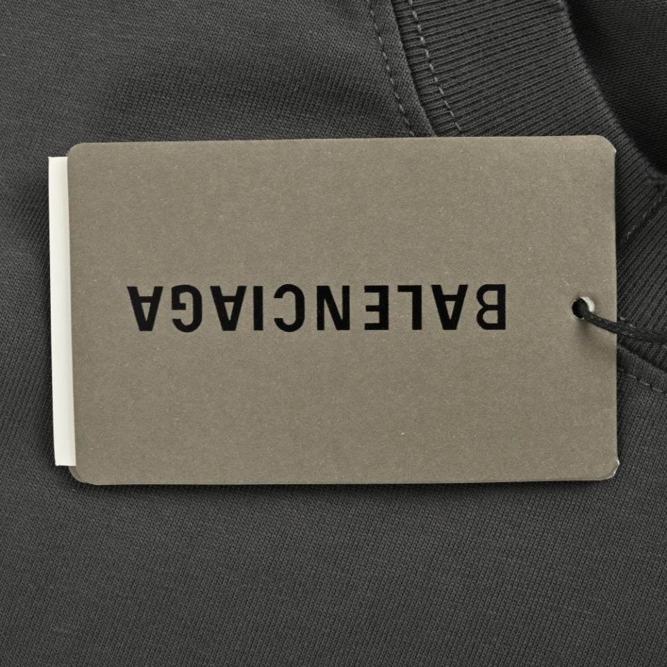 Balenciaga x Vogue Place Vendôme Digital Print Long Sleeve T-Shirt – Charcoal