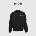 Dior 25FW Sleeve Logo Crewneck Sweatshirt – Black