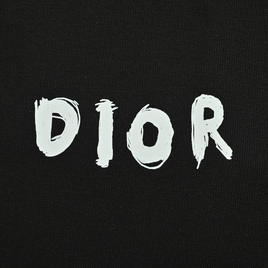 Dior 25FW Sleeve Logo Crewneck Sweatshirt – Black
