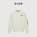 Dior 25FW Sleeve Logo Crewneck Sweatshirt – Cream