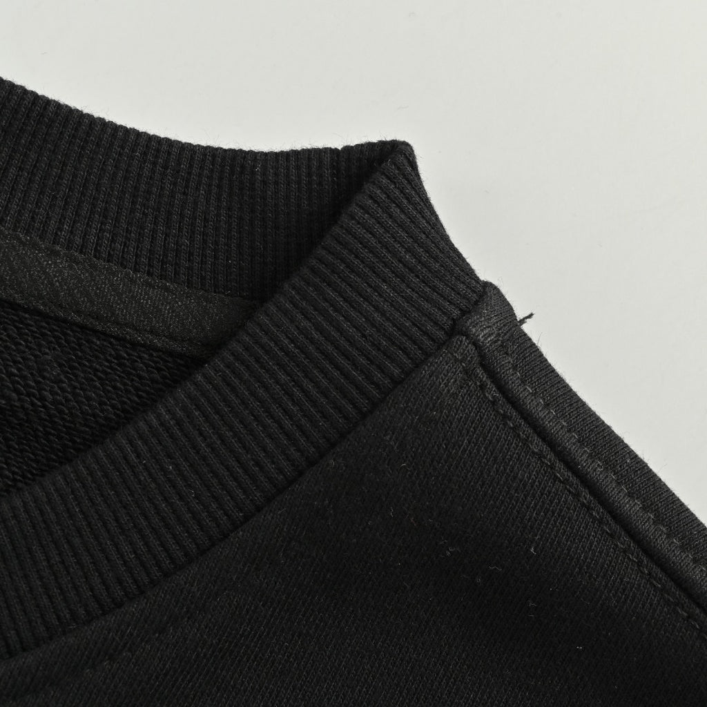 Balenciaga 25FW Bad Poker Player Logo Crewneck Sweatshirt – Black