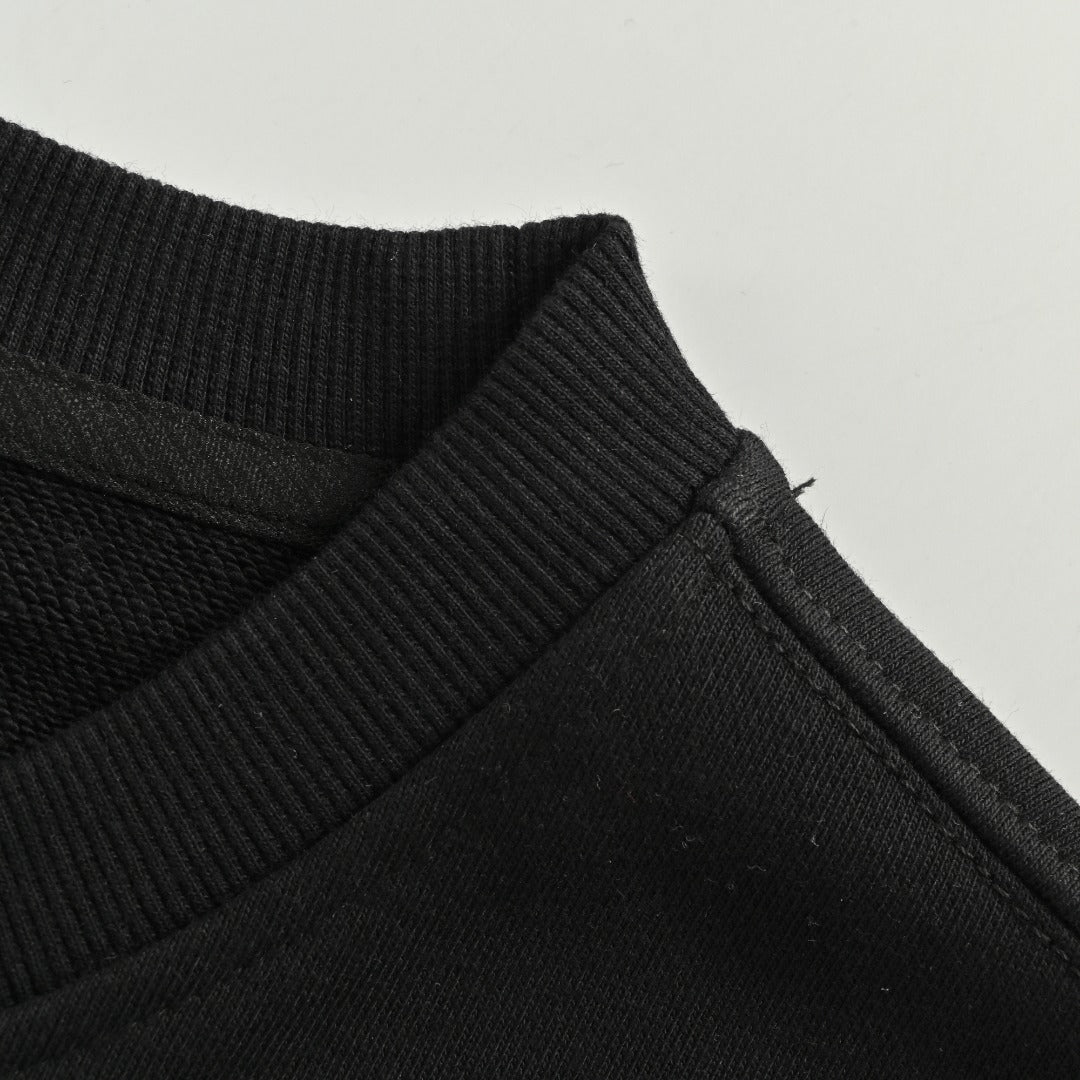 Balenciaga 25FW Bad Poker Player Logo Crewneck Sweatshirt – Black