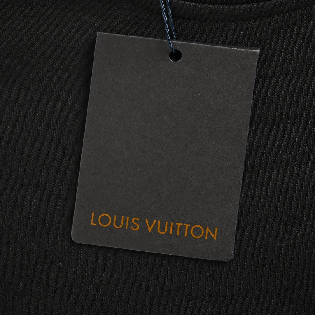 Louis Vuitton LV Small Logo Monogram Star Crewneck Sweatshirt – Black