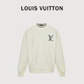 Louis Vuitton LV Small Logo Monogram Star Crewneck Sweatshirt – Cream