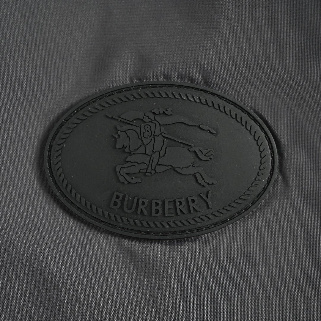 Burberry BBR Check Reversible Hooded Jacket – Black