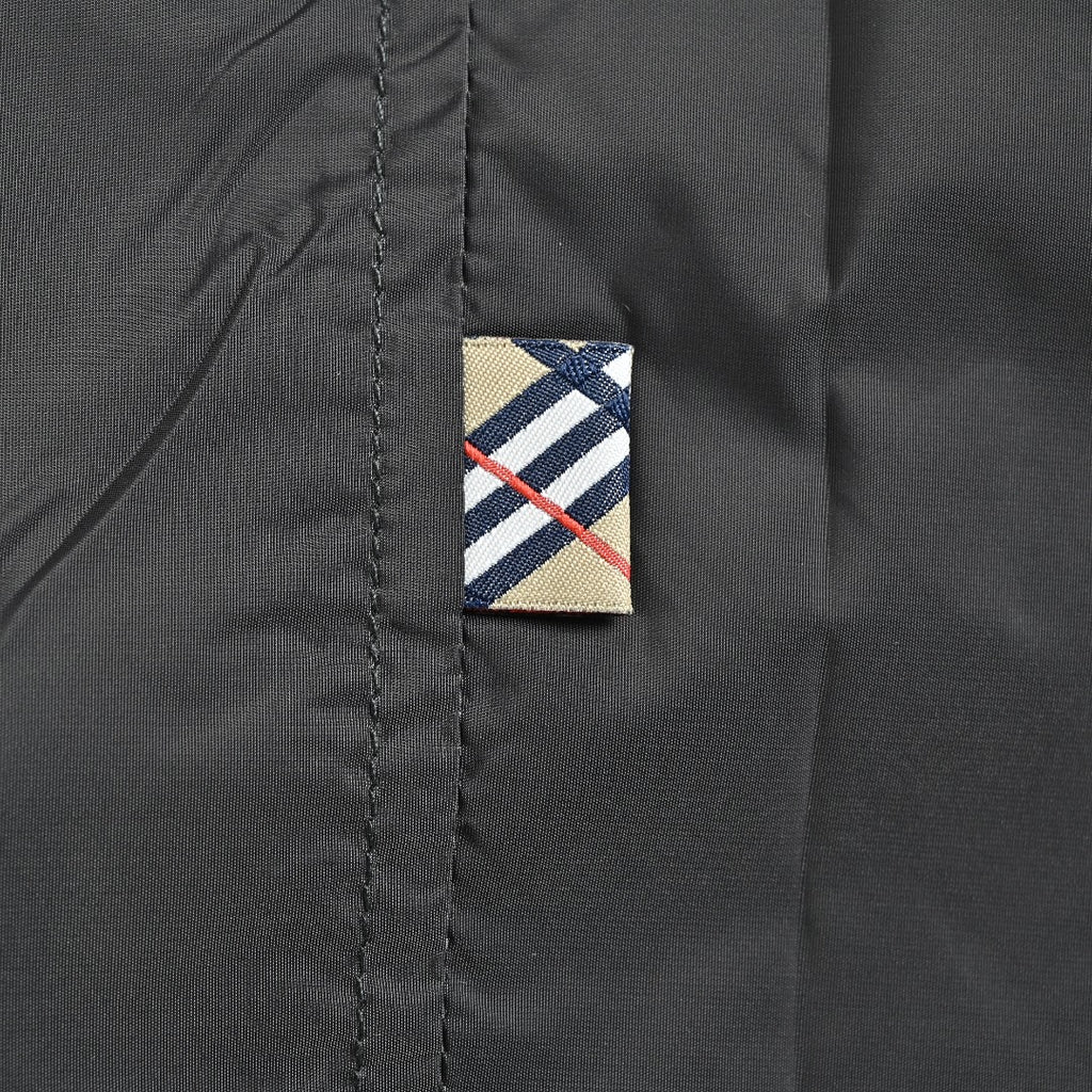 Burberry BBR Check Reversible Hooded Jacket – Black