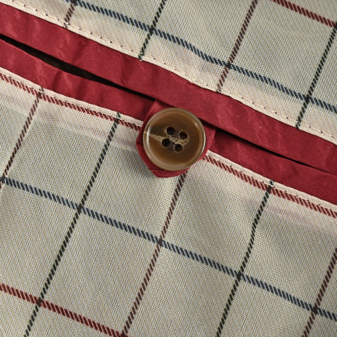 Loro Piana LP Zip Seersucker Stand Collar Jacket – Brown