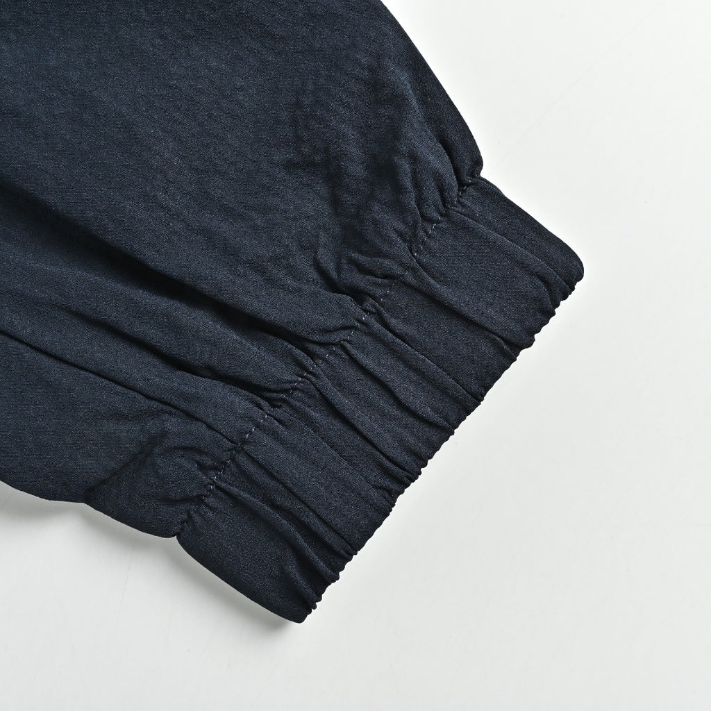 Loro Piana LP Zip Seersucker Stand Collar Jacket – Navy